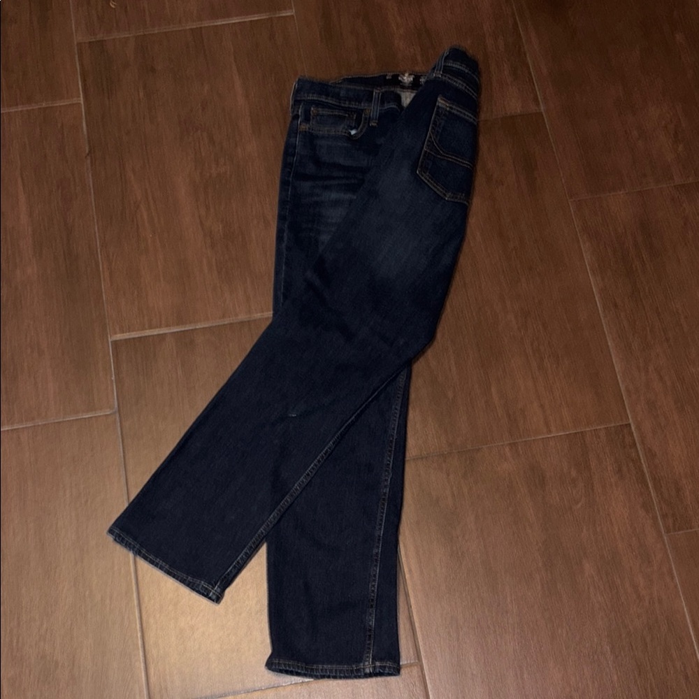 Hollister Blue Straight Jeans Classic Denim